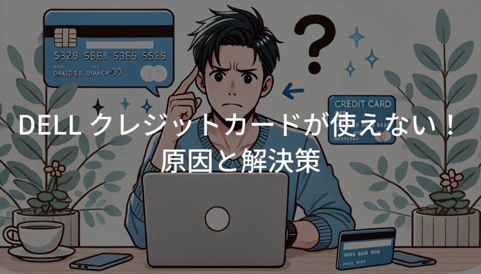 デル クレジットカードが使えないときの3つの解決策