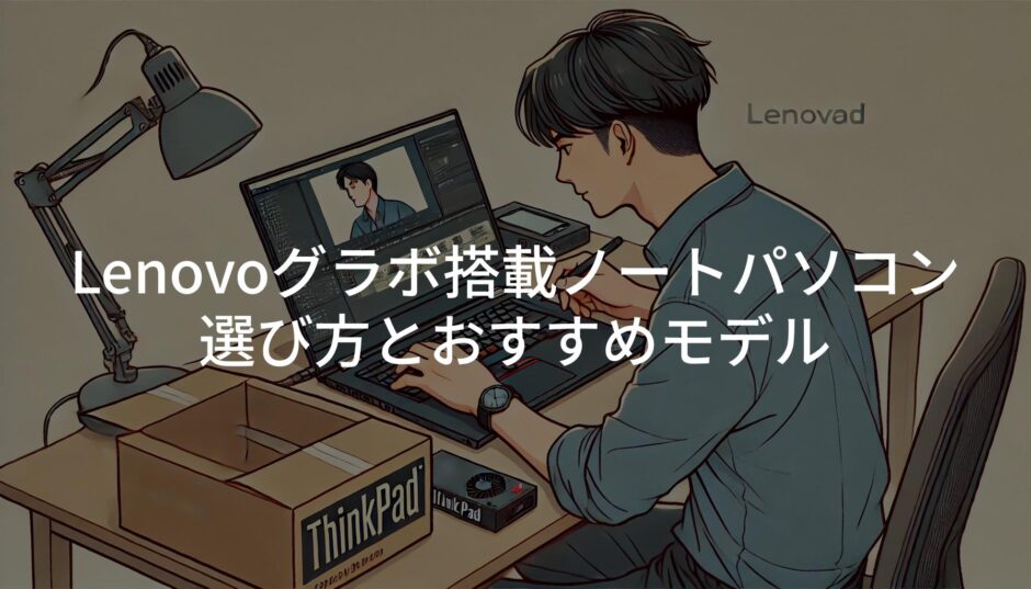 Lenovoグラボ搭載ノートパソコンの選び方とおすすめモデル