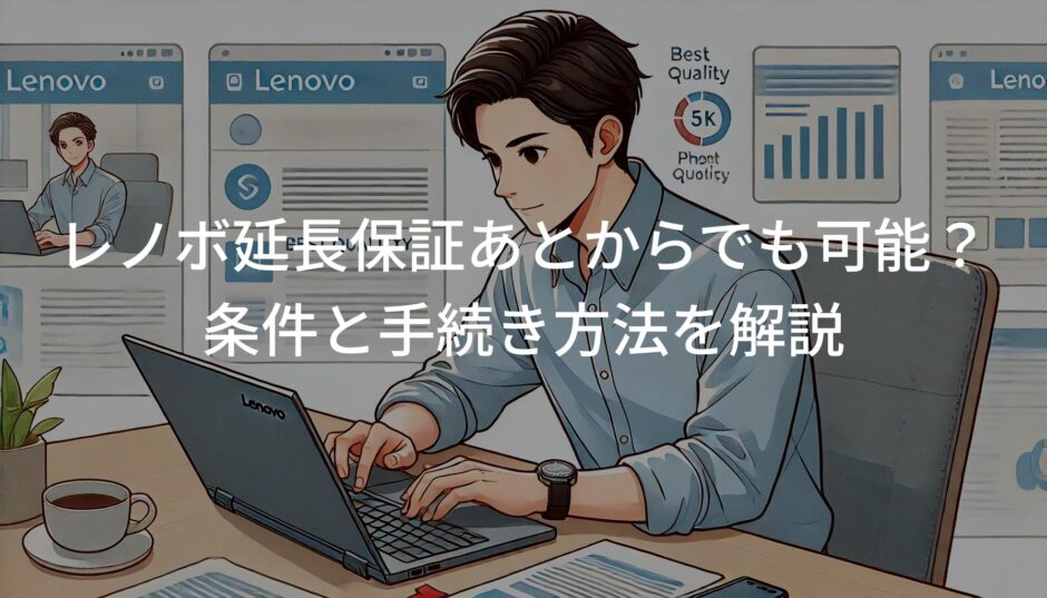 レノボ延長保証あとからでも可能？条件と手続き方法を解説！