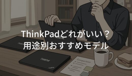 ThinkPadどれがいい？用途別おすすめモデルと選び方を徹底解説