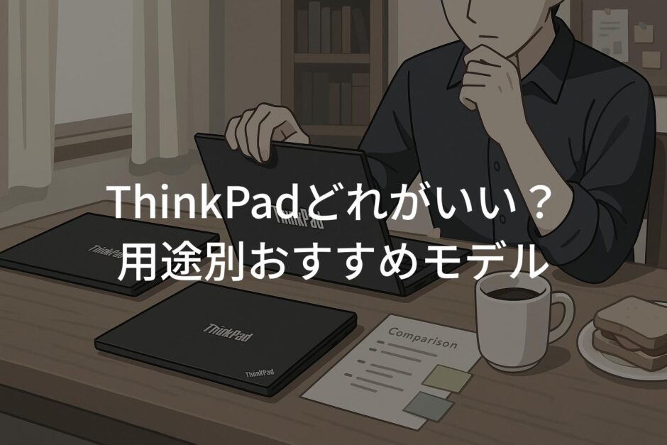 ThinkPadどれがいい？用途別おすすめモデルと選び方を徹底解説