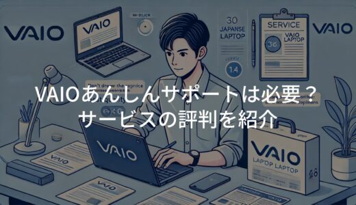 VAIOあんしんサポートは必要？サービスの評判を紹介