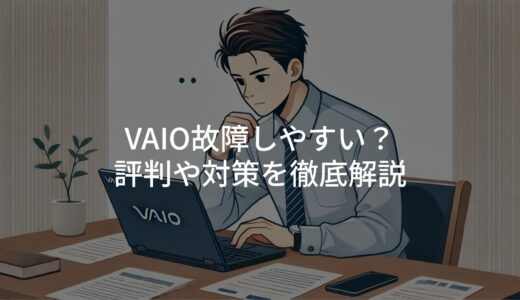 VAIO故障しやすい？評判や対策を徹底解説