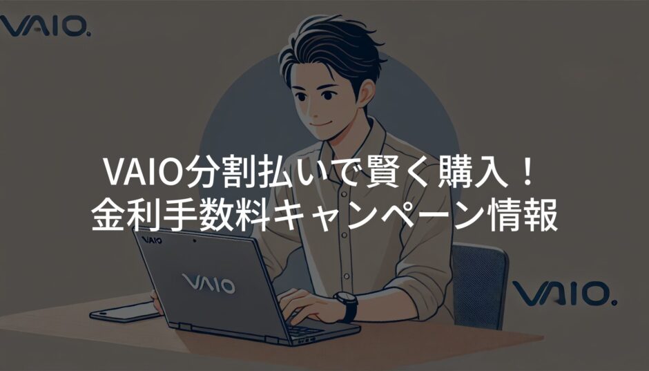 VAIO分割払いで賢く購入！金利手数料キャンペーン情報