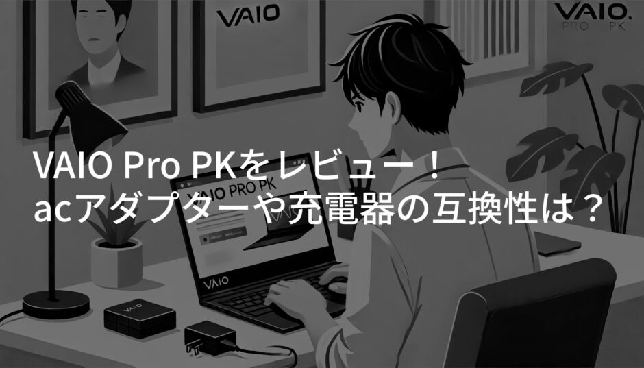 VAIO Pro PKをレビュー！acアダプターや充電器の互換性は？