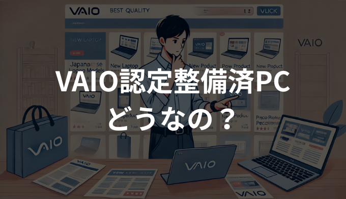 VAIO認定整備済PC 安心の品質とリユースPCの魅力解説