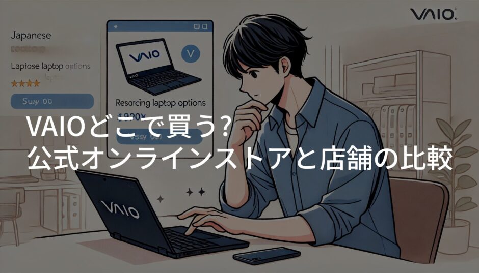 VAIOどこで買う？公式オンラインストアと店舗の比較